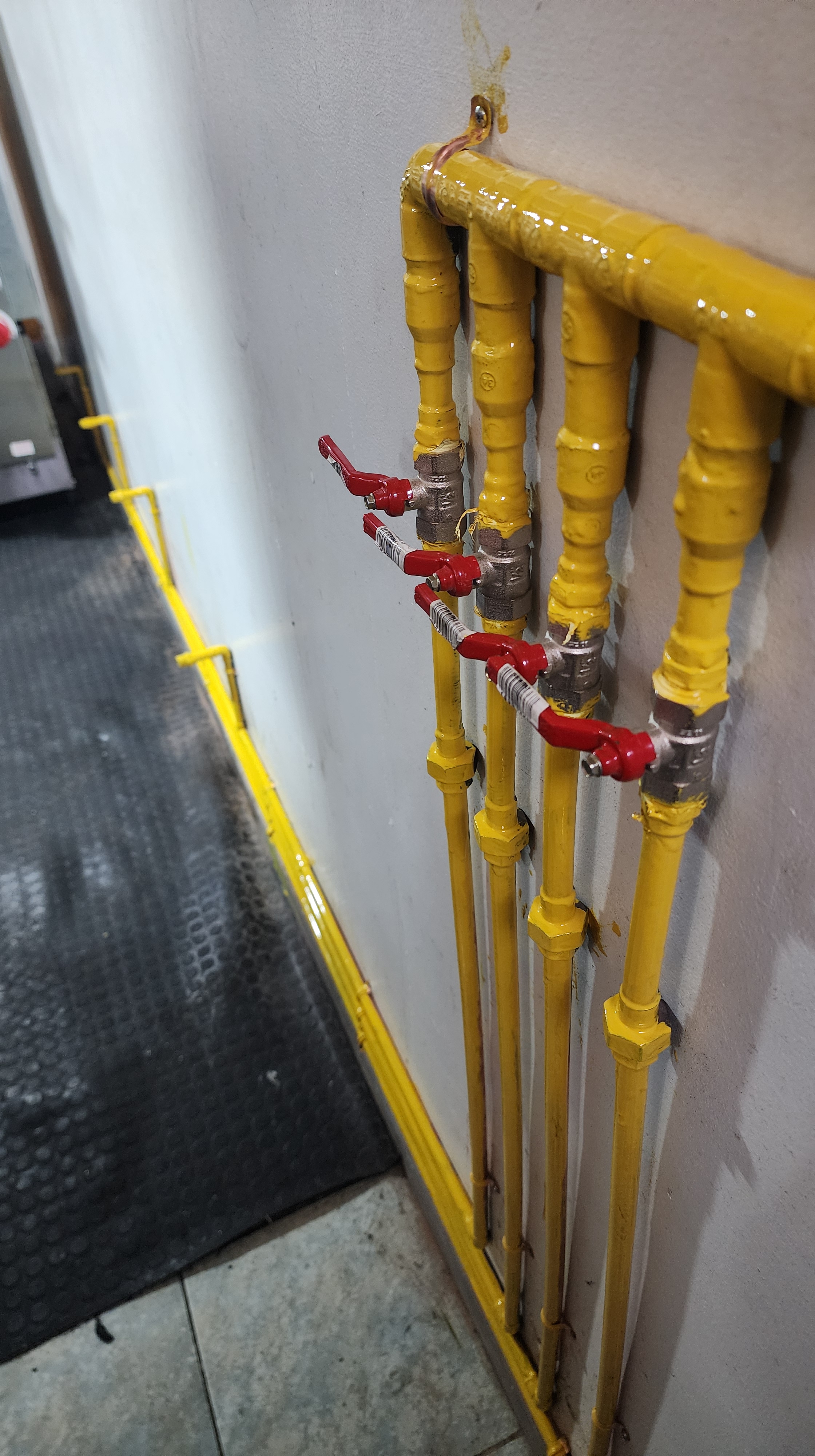 Montaje de tuberias de gas Santiago de chile.