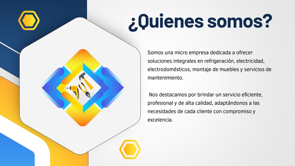 Parrbric Multiservice SPA, una microempresa dedicada a ofrecer soluciones en refrigeración, electricidad, electrodomésticos, montaje de muebles y mantenimiento. Destacamos por un servicio eficiente y de alta calidad.