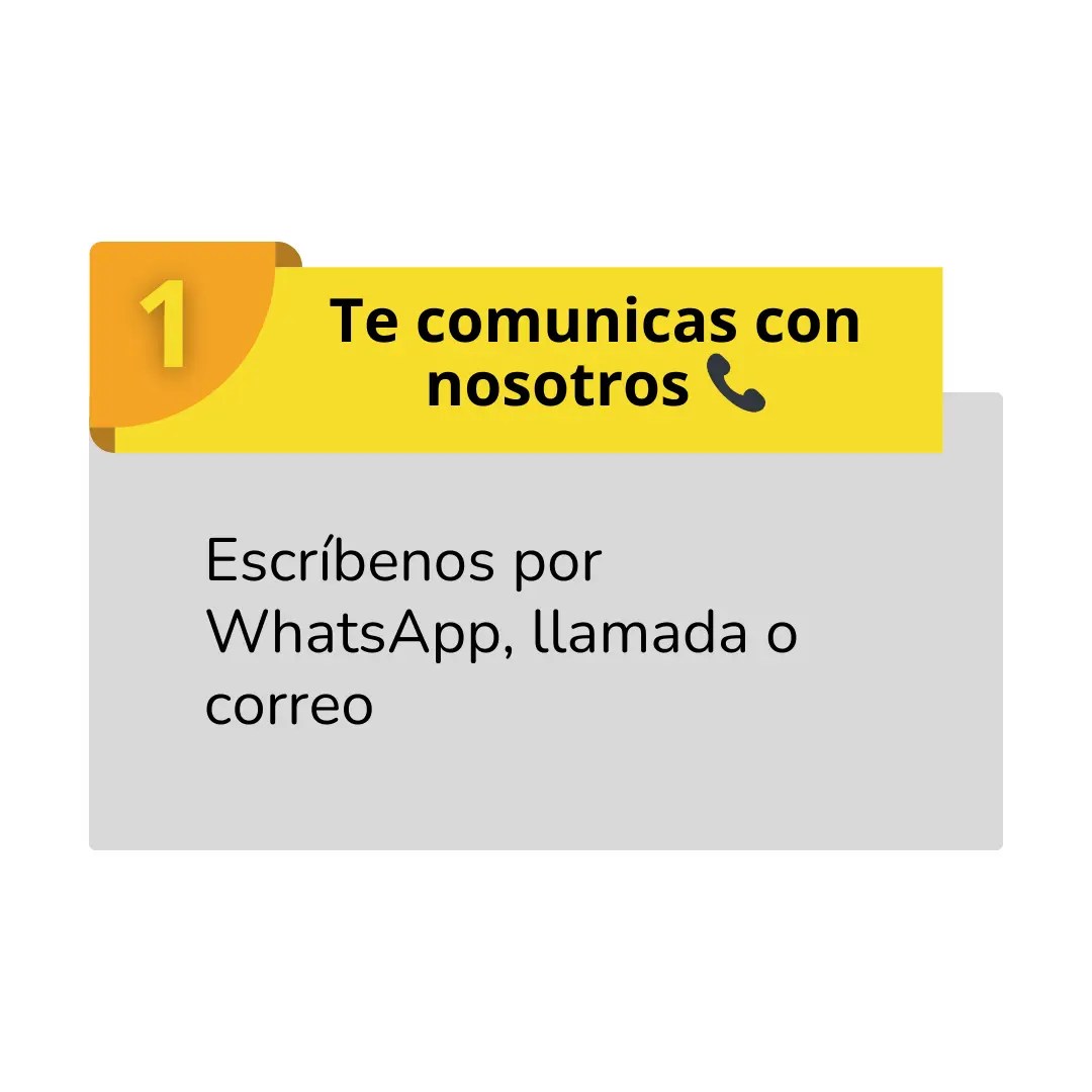 Contacto con parrbric multiservice por WhatsApp, llamada o correo para solicitar servicio técnico.