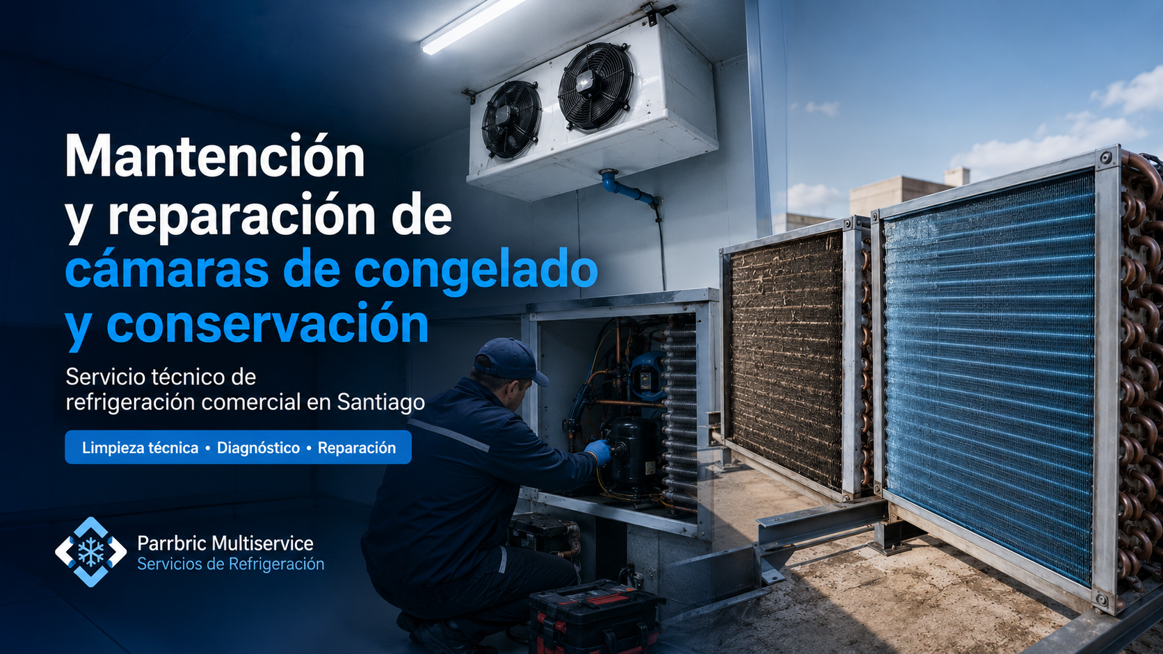 Mantención y reparación de cámaras de congelado y conservación en&nbsp;Santiago
